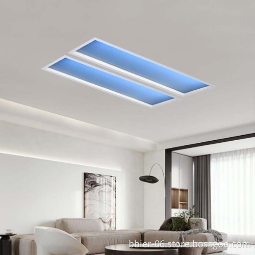 LED Intelligent Blue Square Panel for Office and Living Room Lighting